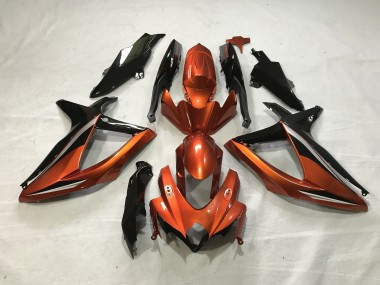 Burnt Orange 2008-2010 GSXR 600-750 Motorcycle Fairings