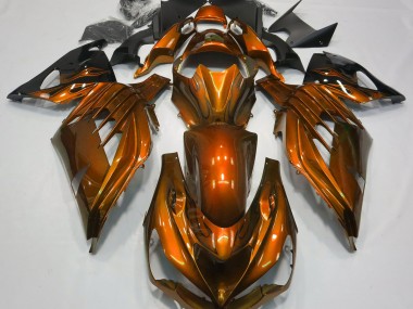 Burnt Orange Gloss 2012-2021 ZX14R Motorcycle Fairings