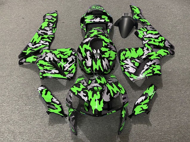 Camo & GREEN 2005-2006 CBR600RR Motorcycle Fairings Camo & GREEN 2005-2006 CBR600RR Motorcycle Fairings
