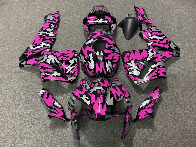 Camo & HOT PINK 2005-2006 CBR600RR Motorcycle Fairings Camo & HOT PINK 2005-2006 CBR600RR Motorcycle Fairings