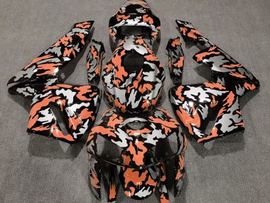 Camo & LIGHT ORANGE 2005-2006 CBR600RR Motorcycle Fairings