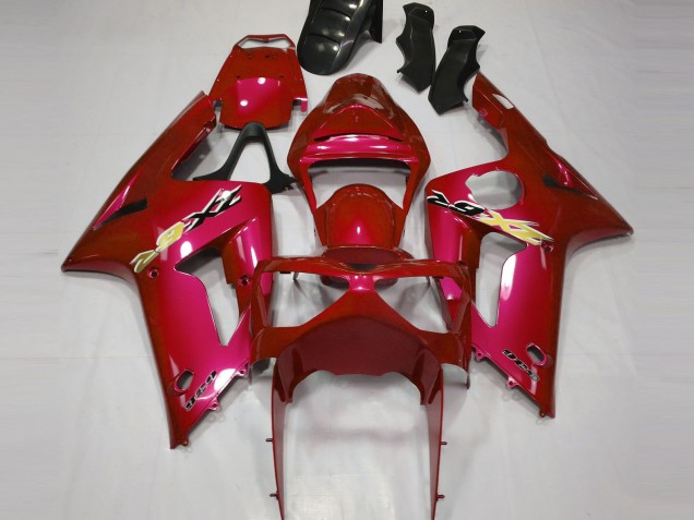 Candy Red 2003-2004 ZX6R Motorcycle Fairings Candy Red 2003-2004 ZX6R Motorcycle Fairings