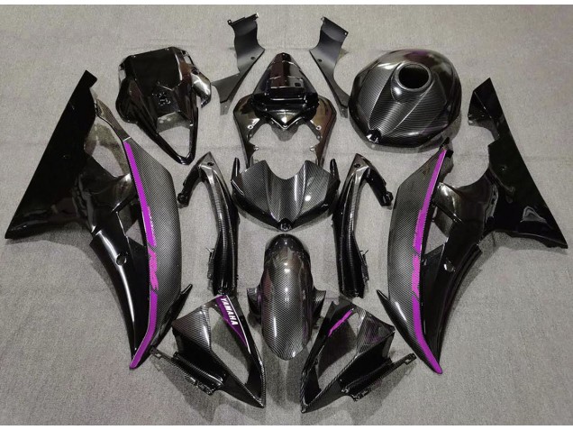 Carbon Fiber & Pink 2008-2016 R6 Motorcycle Fairings Carbon Fiber & Pink 2008-2016 R6 Motorcycle Fairings