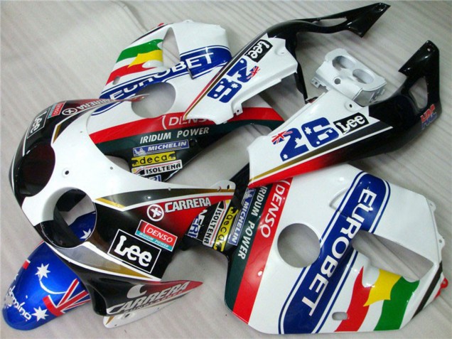 Carrera EuroBet 1990-1998 CBR250RR Motorcycle Fairings Carrera EuroBet 1990-1998 CBR250RR Motorcycle Fairings