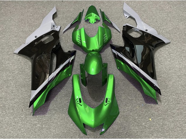 Cement Black and Green 2017-2021 R6 Motorcycle Fairings Cement Black and Green 2017-2021 R6 Motorcycle Fairings