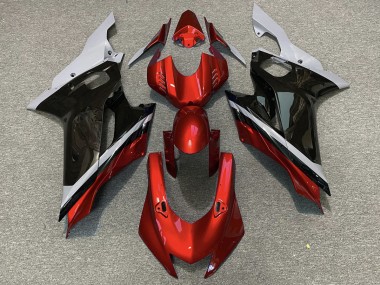 Cement Black and Red 2017-2021 R6 Motorcycle Fairings