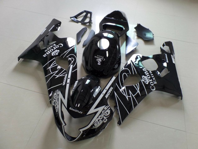 Corona Black 2004-2005 GSXR 600-750 Motorcycle Fairings Corona Black 2004-2005 GSXR 600-750 Motorcycle Fairings