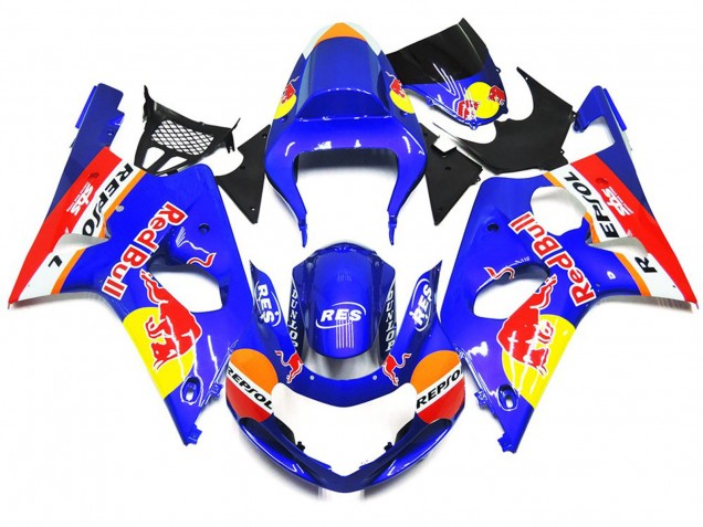 Custom Red Bull Style OEM style Kit 2000-2002 GSXR 1000 Motorcycle Fairings Custom Red Bull Style OEM style Kit 2000-2002 GSXR 1000 Motorcycle Fairings