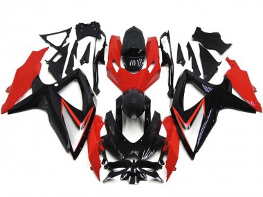 Custom Red OEM Style 2008-2010 GSXR 600-750 Motorcycle Fairings