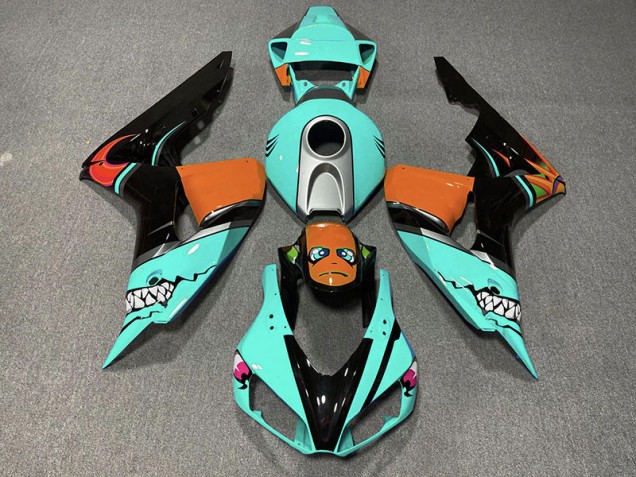 Cyan Shark 2006-2007 CBR1000RR Motorcycle Fairings Cyan Shark 2006-2007 CBR1000RR Motorcycle Fairings