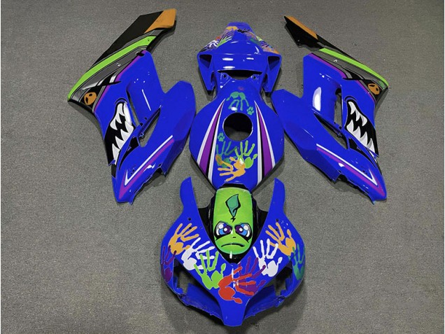 Dark Blue Shark 2004-2005 CBR1000RR Motorcycle Fairings Dark Blue Shark 2004-2005 CBR1000RR Motorcycle Fairings