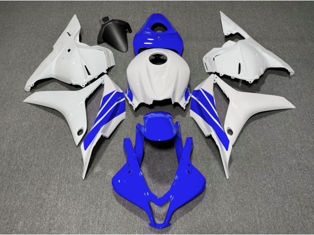 Dark Blue and White Side Stripe 2009-2012 CBR600RR Motorcycle Fairings Dark Blue and White Side Stripe 2009-2012 CBR600RR Motorcycle Fairings