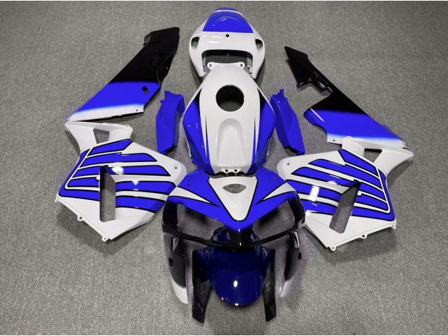 Dark Blue and White Wings 2005-2006 CBR600RR Motorcycle Fairings Dark Blue and White Wings 2005-2006 CBR600RR Motorcycle Fairings