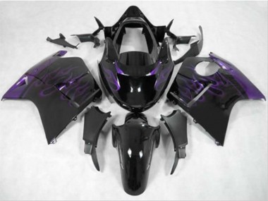Dark Purple Flame 1996-2007 CBR1100XX Motorcycle Fairings