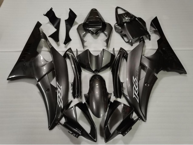 Dark Silver 2008-2016 R6 Motorcycle Fairings Dark Silver 2008-2016 R6 Motorcycle Fairings