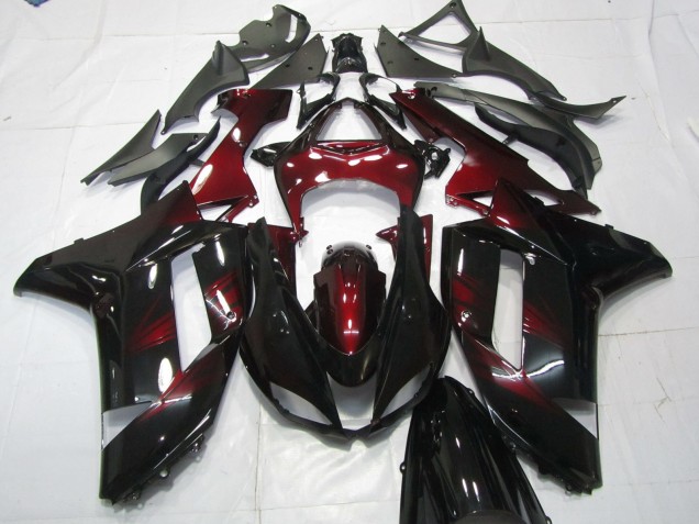 Deep Red 2007-2008 ZX6R Motorcycle Fairings Deep Red 2007-2008 ZX6R Motorcycle Fairings