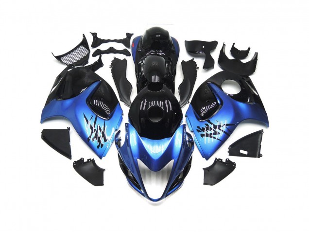 Deep blue with Black Custom 2008-2020 GSXR 1300 Hayabusa Motorcycle Fairings Deep blue with Black Custom 2008-2020 GSXR 1300 Hayabusa Motorcycle Fairings