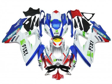 FIXI Custom 2008-2010 GSXR 600-750 Motorcycle Fairings