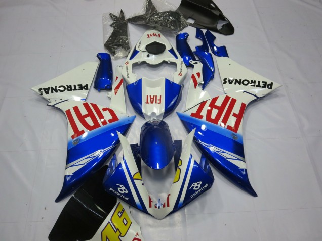 Fiat with Light Blue 2012-2014 R1 Motorcycle Fairings Fiat with Light Blue 2012-2014 R1 Motorcycle Fairings