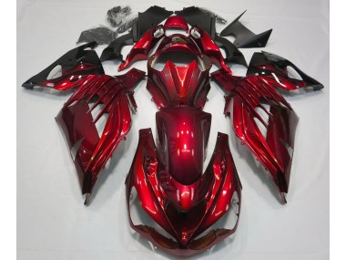 Fire Red Gloss 2012-2021 ZX14R Motorcycle Fairings
