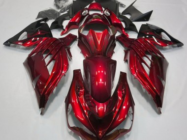 Fire Red Gloss 2012-2021 ZX14R Motorcycle Fairings