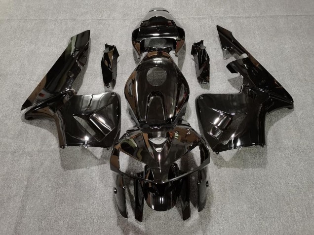Gloss Black 2005-2006 CBR600RR Motorcycle Fairings Gloss Black 2005-2006 CBR600RR Motorcycle Fairings