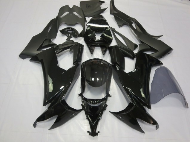 Gloss Black 2008-2010 ZX10R Motorcycle Fairings Gloss Black 2008-2010 ZX10R Motorcycle Fairings