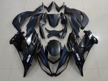 Gloss Black 636 Logo 2007-2008 ZX6R Motorcycle Fairings