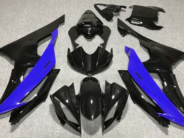 Gloss Black & Blue 2008-2016 R6 Motorcycle Fairings