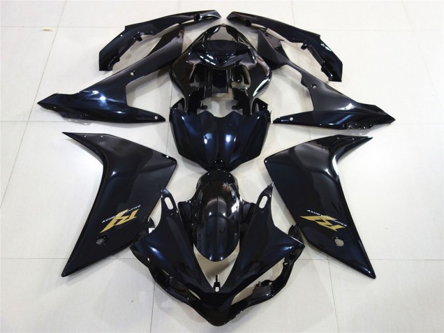 Gloss Black Gold 2007-2008 R1 Motorcycle Fairings Gloss Black Gold 2007-2008 R1 Motorcycle Fairings