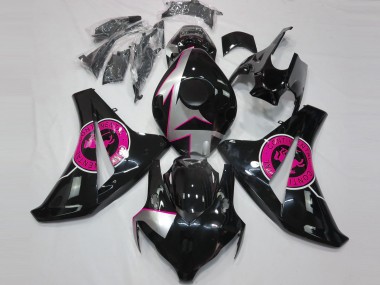 Gloss Black & Pink 2008-2011 CBR1000RR Motorcycle Fairings