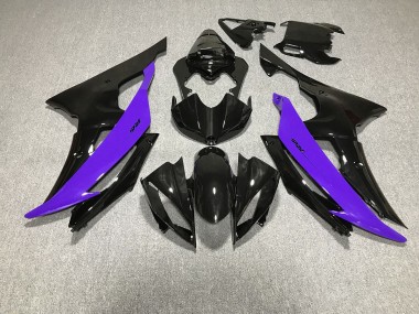 Gloss Black & Purple 2008-2016 R6 Motorcycle Fairings