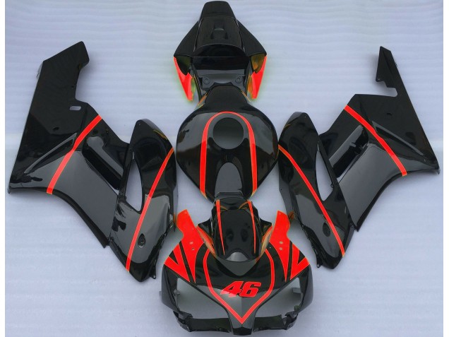 Gloss Black & Red 2004-2005 CBR1000RR Motorcycle Fairings Gloss Black & Red 2004-2005 CBR1000RR Motorcycle Fairings