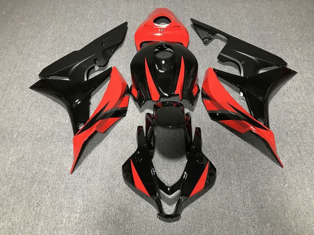 Gloss Black & Red 2007-2008 CBR600RR Motorcycle Fairings Gloss Black & Red 2007-2008 CBR600RR Motorcycle Fairings