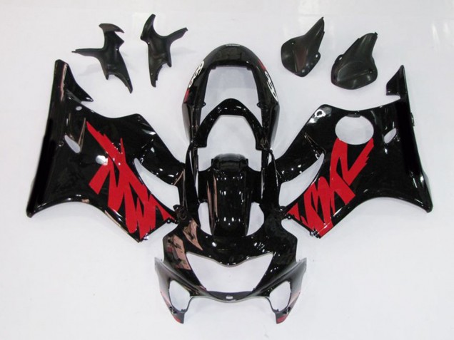 Gloss Black Red Decal 1999-2000 CBR600 F4 Motorcycle Fairings Gloss Black Red Decal 1999-2000 CBR600 F4 Motorcycle Fairings