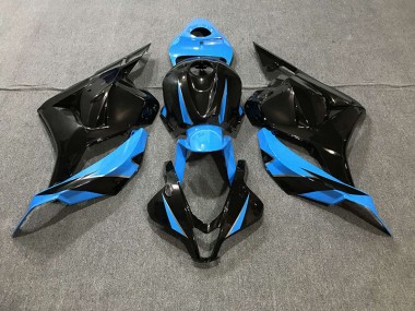 Gloss Black & Sky Blue 2009-2012 CBR600RR Motorcycle Fairings