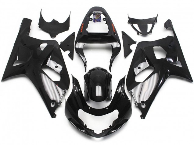 Gloss Black 2001-2003 GSXR 600-750 Motorcycle Fairings Gloss Black 2001-2003 GSXR 600-750 Motorcycle Fairings