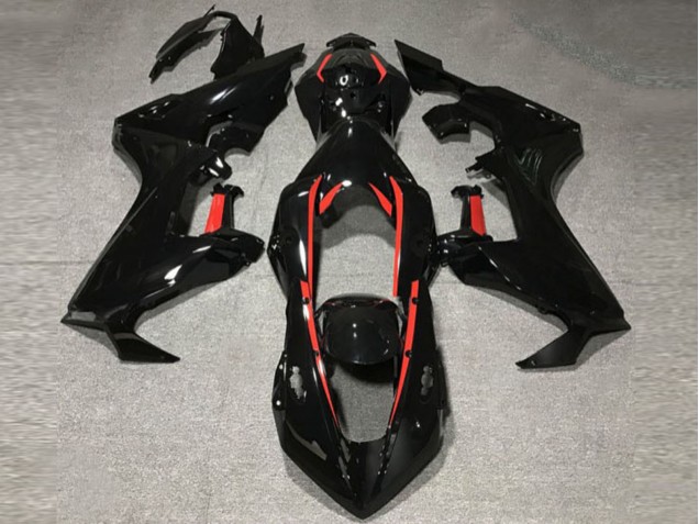 Gloss Black W Red Lining 2017-2023 CBR1000RR Motorcycle Fairings Gloss Black W Red Lining 2017-2023 CBR1000RR Motorcycle Fairings