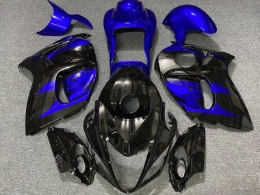 Gloss Black and Deep Blue 2008-2020 GSXR 1300 Hayabusa Motorcycle Fairings