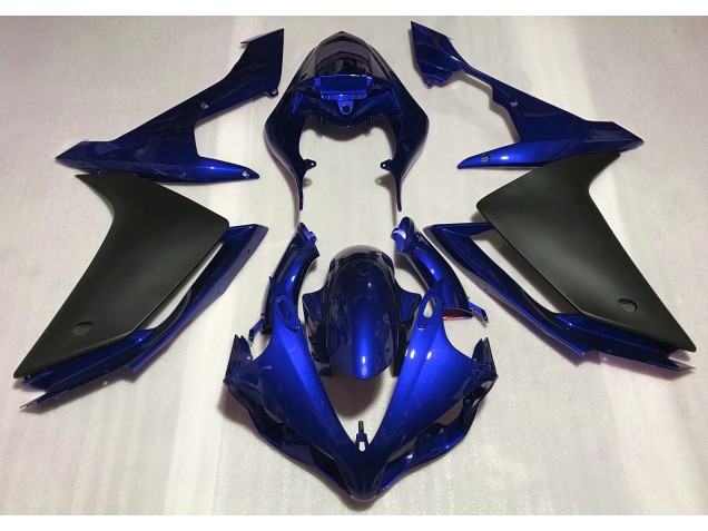 Gloss Blue & Black 2007-2008 R1 Motorcycle Fairings Gloss Blue & Black 2007-2008 R1 Motorcycle Fairings