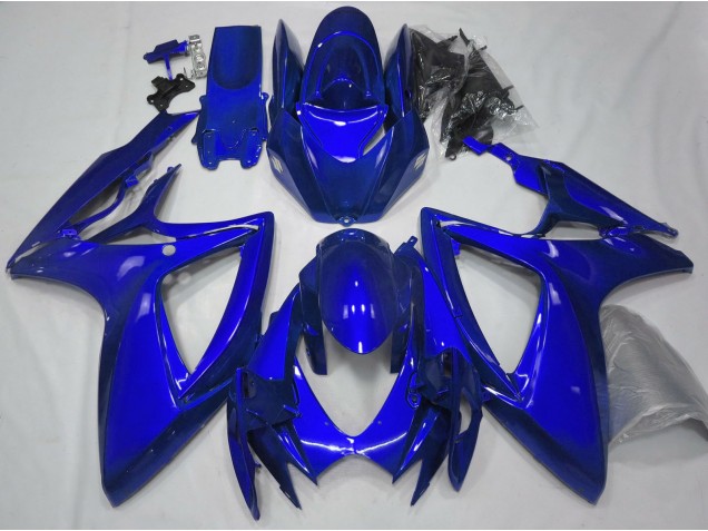 Gloss Blue Plain 2006-2007 GSXR 600-750 Motorcycle Fairings Gloss Blue Plain 2006-2007 GSXR 600-750 Motorcycle Fairings