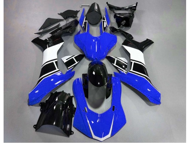 Gloss Blue White and Black 2015-2019 R1 Motorcycle Fairings Gloss Blue White and Black 2015-2019 R1 Motorcycle Fairings