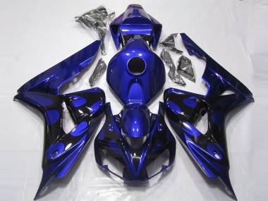 Gloss Blue and Black 2006-2007 CBR1000RR Motorcycle Fairings