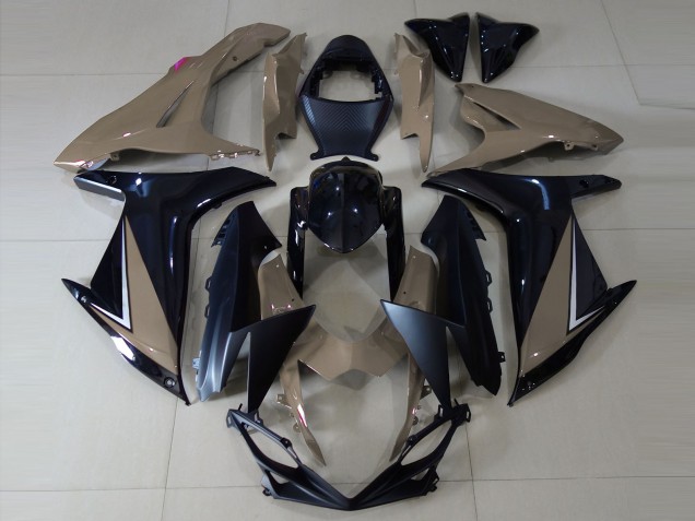 Gloss Brown and Black 2011-2024 GSXR 600-750 Motorcycle Fairings Gloss Brown and Black 2011-2024 GSXR 600-750 Motorcycle Fairings