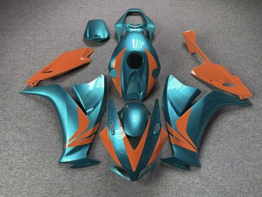 Gloss Cyan and Orange 2012-2016 CBR1000RR Motorcycle Fairings