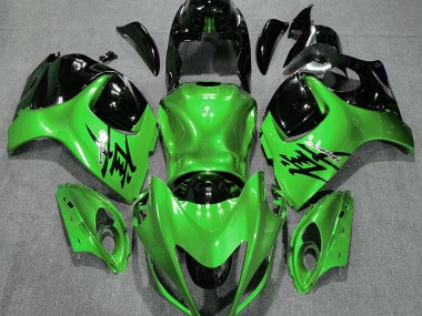 Gloss Green and Black 2008-2020 GSXR 1300 Hayabusa Motorcycle Fairings