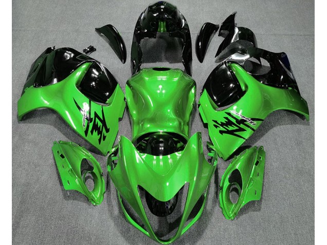 Gloss Green and Black 2008-2020 GSXR 1300 Hayabusa Motorcycle Fairings Gloss Green and Black 2008-2020 GSXR 1300 Hayabusa Motorcycle Fairings
