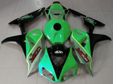 Gloss Green and Black CBR Style 2006-2007 CBR1000RR Motorcycle Fairings