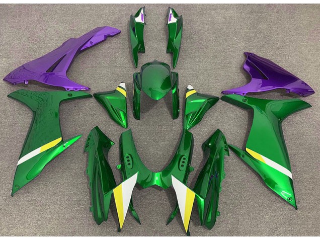 Gloss Green and Purple 2011-2024 GSXR 600-750 Motorcycle Fairings Gloss Green and Purple 2011-2024 GSXR 600-750 Motorcycle Fairings