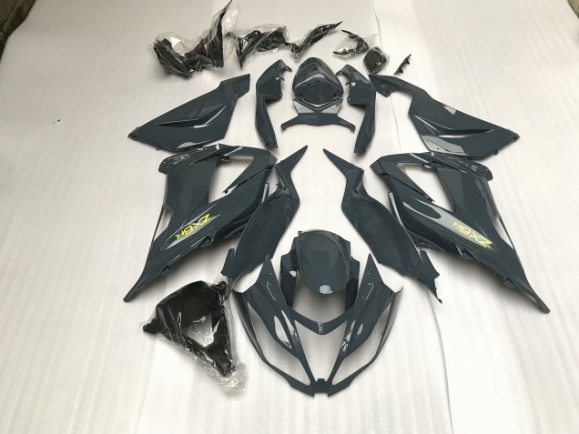 Gloss Grey 2013-2018 ZX6R Motorcycle Fairings Gloss Grey 2013-2018 ZX6R Motorcycle Fairings